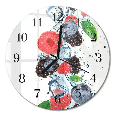 Relógio de parede redondo Sorvete de frutas