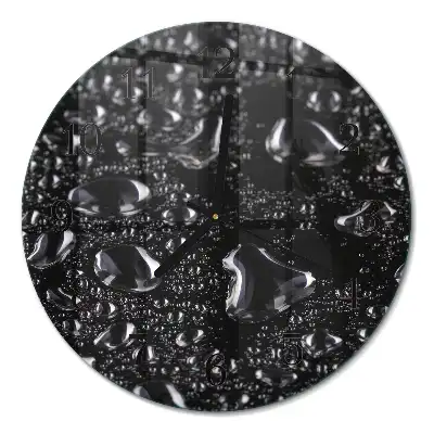 Relógio de parede redondo Gotas