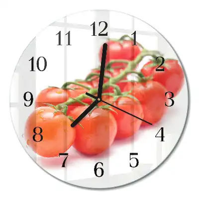 Relógio de parede redondo Tomates