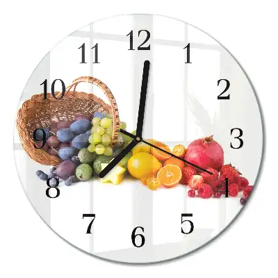 Relógio de cozinha redondo Fruta