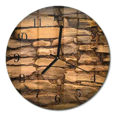 Relógio de parede redondo Pedras