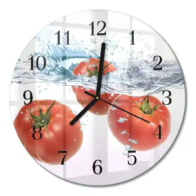 Relógio de cozinha redondo Tomates