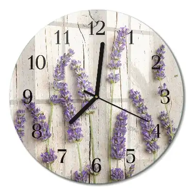 Relógio de cozinha redondo Lavanda