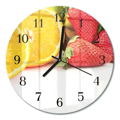 Relógio de parede redondo Fruta