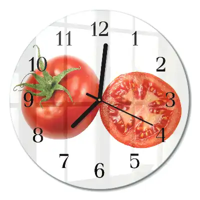 Relógio de cozinha redondo Tomates