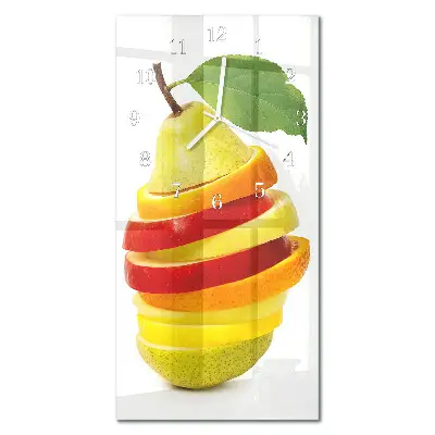 Relógio de parede retangular Fruta