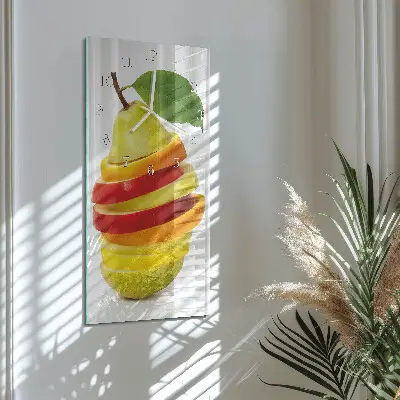 Relógio de parede retangular Fruta