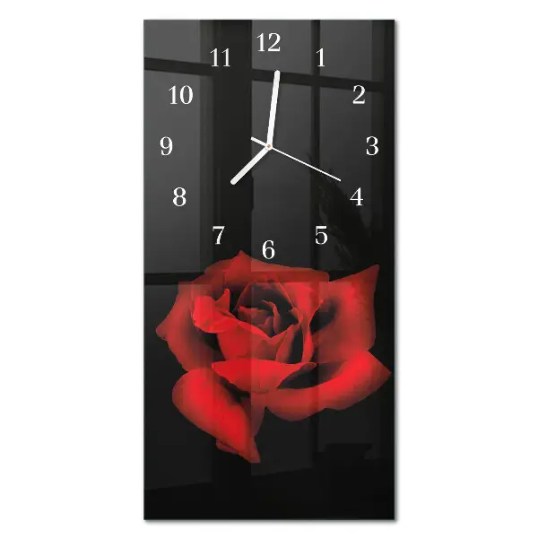 Relógio de parede retangular Rosa