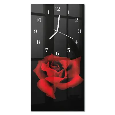 Relógio de parede retangular Rosa