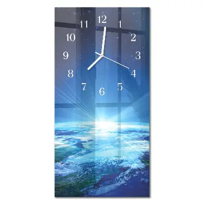 Relógio vertical Universo da Terra