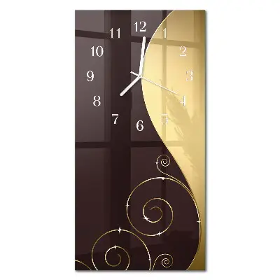 Relógio vertical Arte abstrata