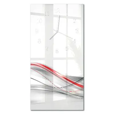 Relógio de parede retangular Curva