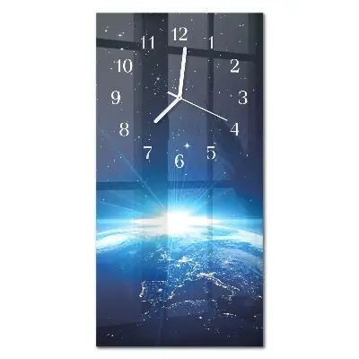 Relógio vertical Universo da Terra