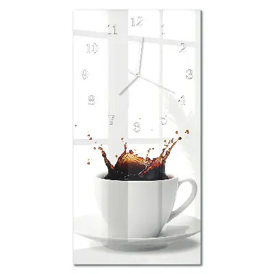 Relógio de parede retangular Café