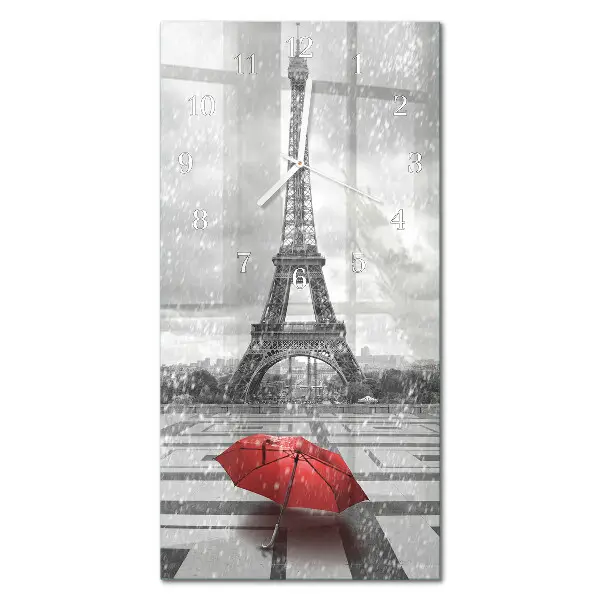 Relógio vertical Torre Eiffel