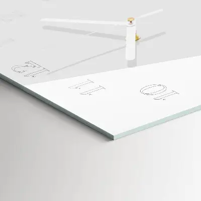 Relógio de parede retangular Prímulas