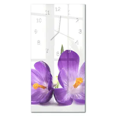 Relógio vertical Flor