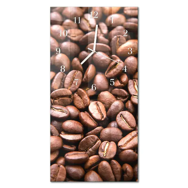 Relógio de parede retangular Grãos de cafeína