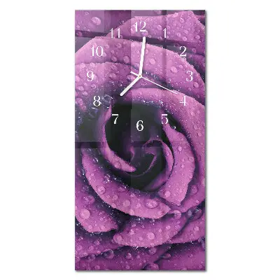 Relógio vertical Rosa