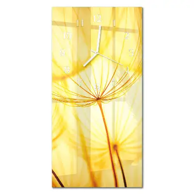Relógio vertical Flor