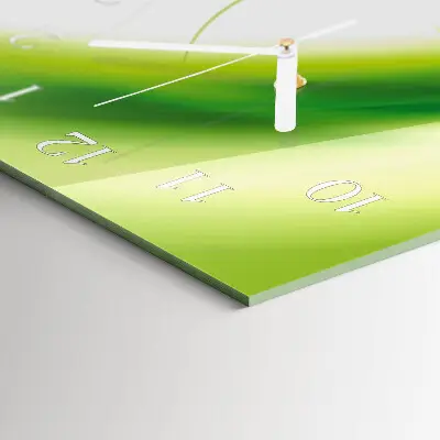 Relógio de parede retangular Modelo de planta
