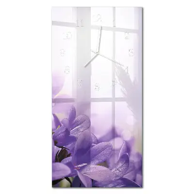 Relógio vertical Flor