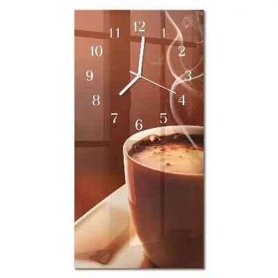 Relógio vertical Café
