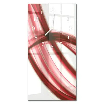 Relógio de parede retangular Linhas abstratas