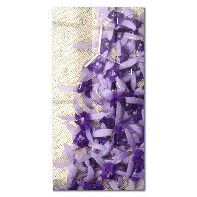 Relógio de parede retangular Lavanda