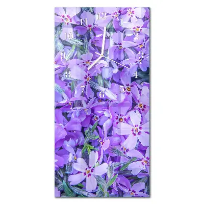 Relógio vertical Flores