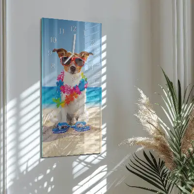 Relógio vertical Cachorro