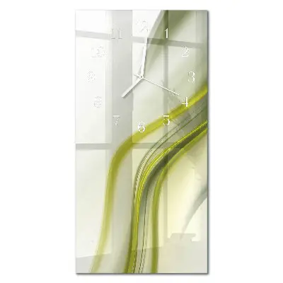 Relógio vertical Linhas abstratas