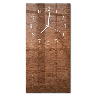 Relógio vertical Tábuas de madeira
