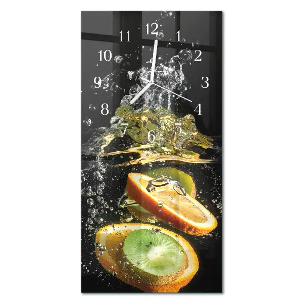 Relógio de parede retangular Água de frutas