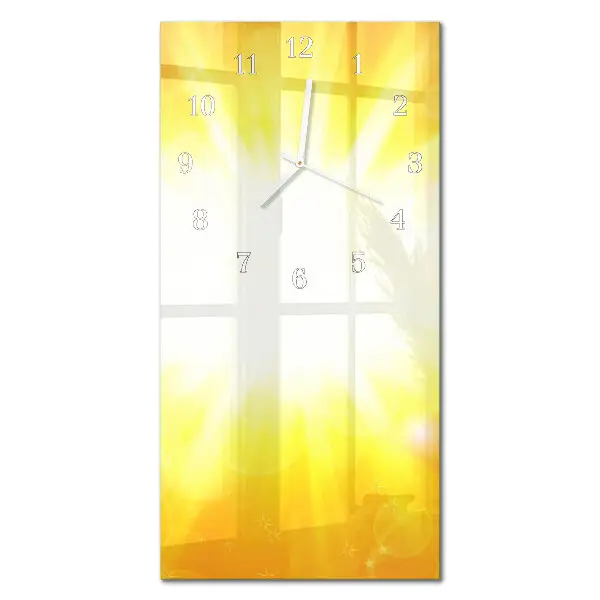 Relógio vertical Luz solar