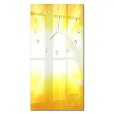 Relógio vertical Luz solar