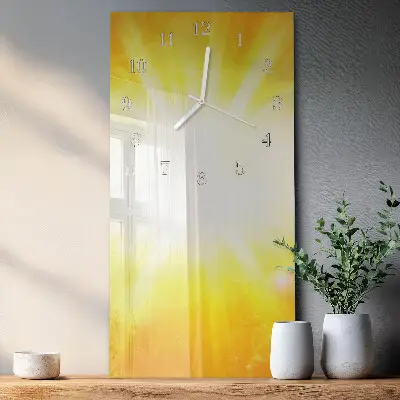 Relógio vertical Luz solar