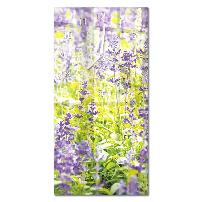 Relógio de parede retangular Lavanda