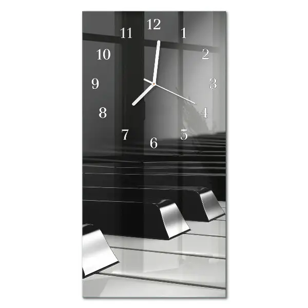 Relógio vertical Teclas de piano