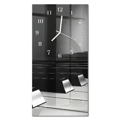 Relógio vertical Teclas de piano