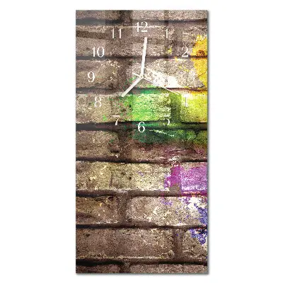 Relógio vertical Tijolo