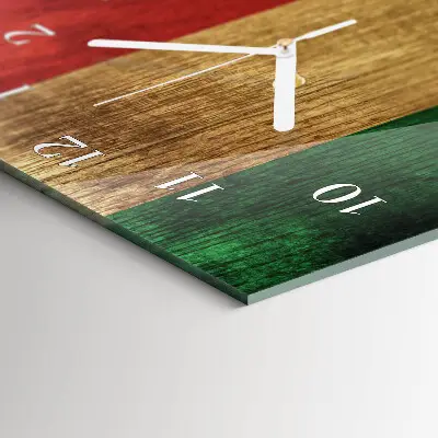 Relógio vertical bandeira italiana