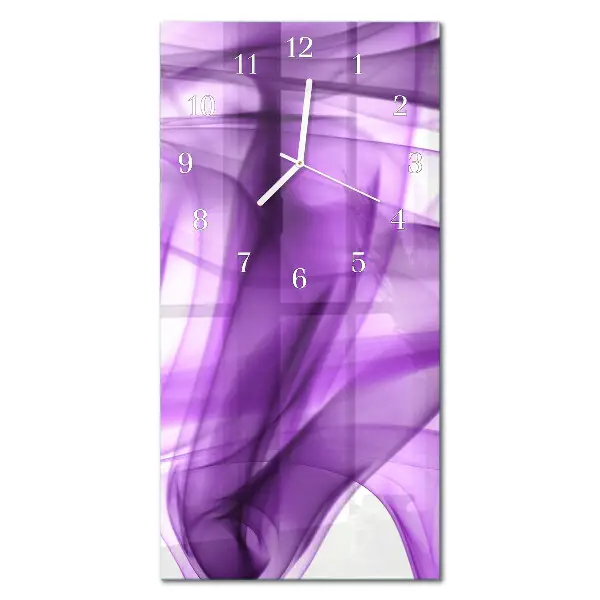 Relógio de parede retangular Padrão Viola