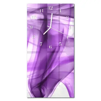 Relógio de parede retangular Padrão Viola