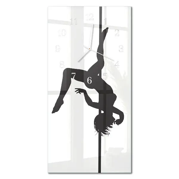 Relógio de parede retangular Dançarina de pole dance