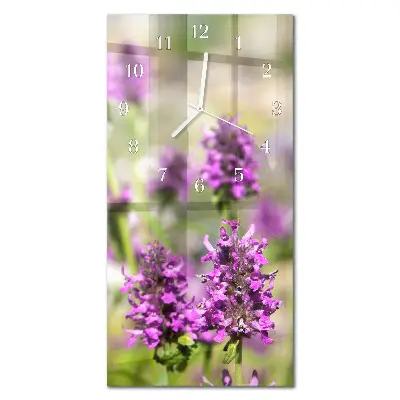 Relógio vertical Flores