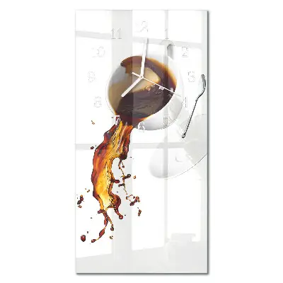 Relógio vertical Café