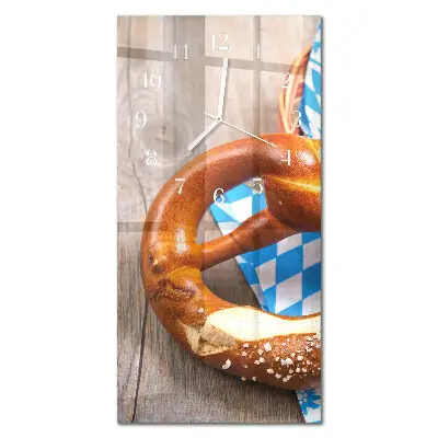 Relógio de parede retangular Pretzel