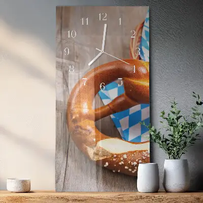 Relógio de parede retangular Pretzel