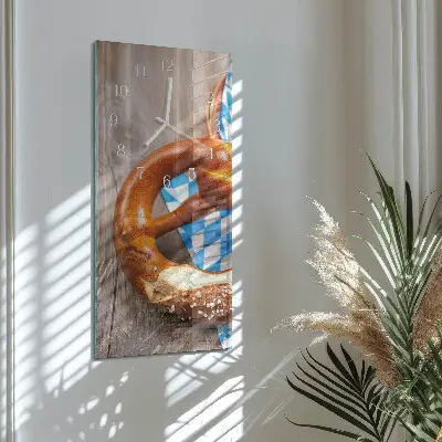 Relógio de parede retangular Pretzel